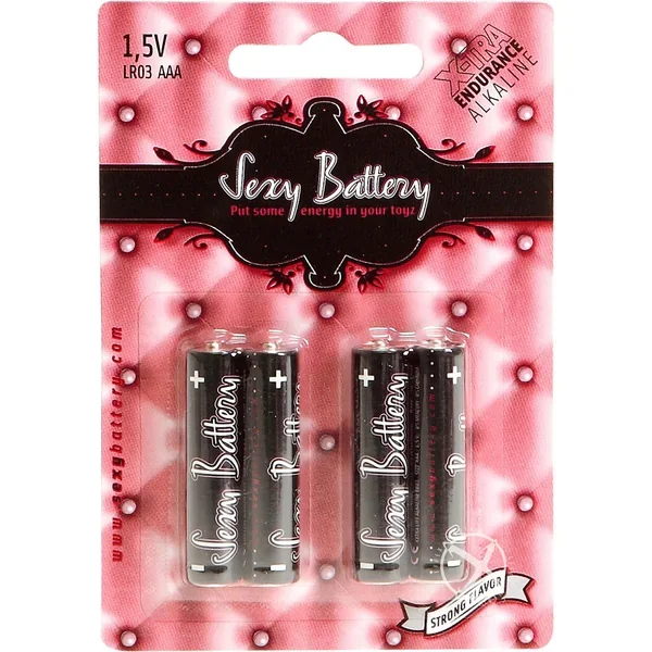 Sexy Battery Xtra Endurance Alkaline Batteries Lr03 AAA/ 1.5v