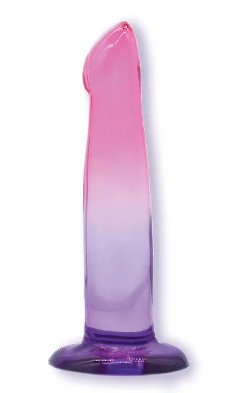 Shades, 6.25″ G-Spot Jelly Tpr Gradient Dong – Pink and Purple