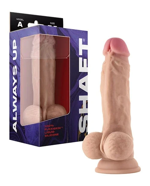 Shaft Model A Flexskin Liquid Silicone 7.5″ Dong W/balls