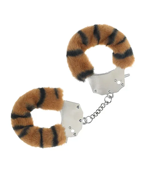 Shots Ouch! Heavy-duty Fluffy Handcuffs – Tiger