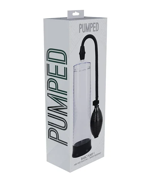 Shots Pumped Basic Pump 1 Water Resistant Penis Pump – Translucent