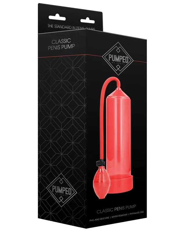 Shots Pumped Classic Penis Pump – Red