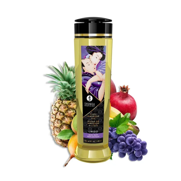 Shunga Erotic Massage Oils – Libido – 8 Fl. Oz.