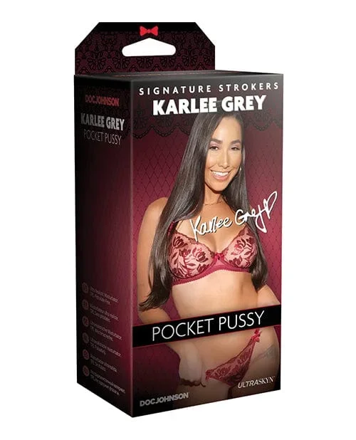 Signature Strokers Ultraskyn Pocket Pussy – Karlee Grey