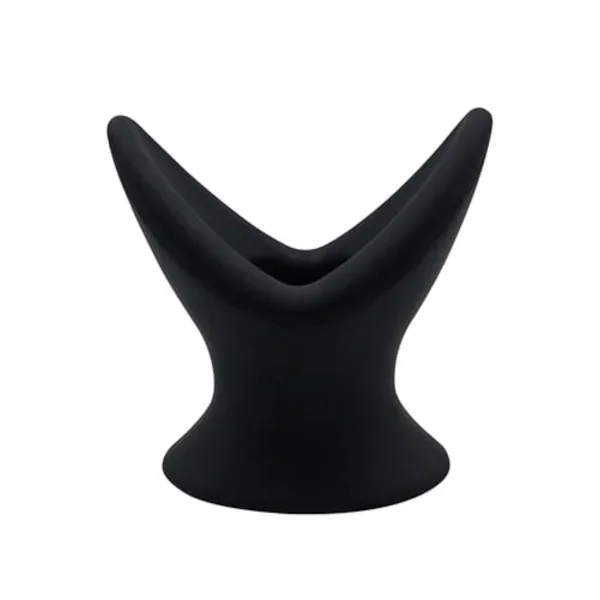 Silicone Anal Butt Plugs:Hollow Tunnel Anal Plug Anal Trainer Black Anal Training Anal Sex Toys For Men Women Couples Soft Anus Dilator Anal Sex Trainer V-Shape Bdsm Toys Anal Toys
