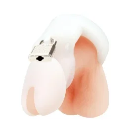 silicone chastity cock cage with lock