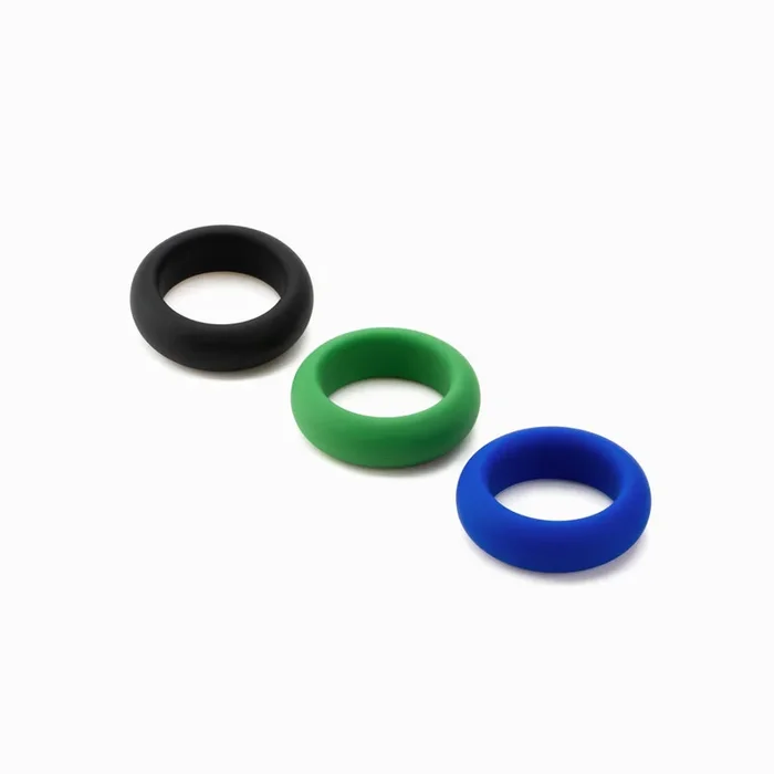 Silicone Cock Ring Trio by Je Joue