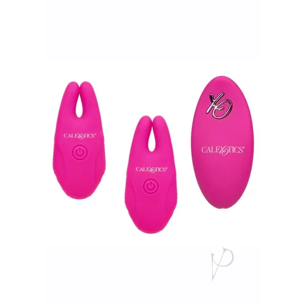 Silicone Remote Nipple Clamps Pink