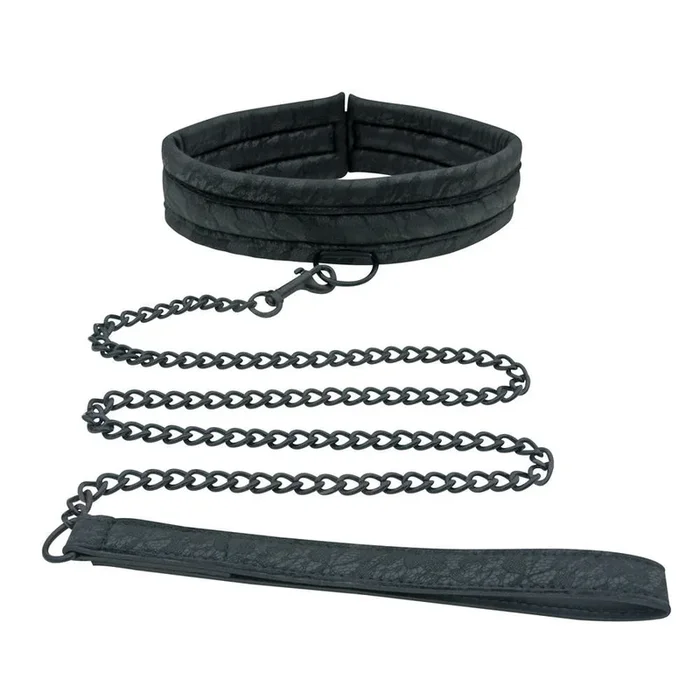 Sincerely Black Lace Collar & Leash