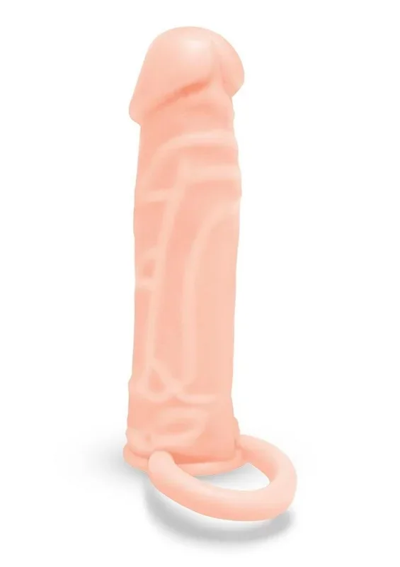 Size Up Silicone Realistic Penis Extender with Ball Loop