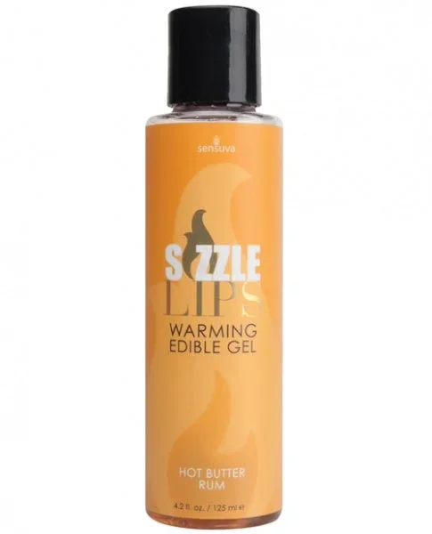 Sizzle Lips Warming Gel – 4.2 oz Bottle Butter Rum