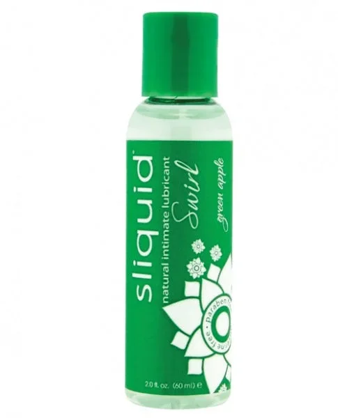 Sliquid Naturals Swirl Lubricant – 2 oz Green Apple