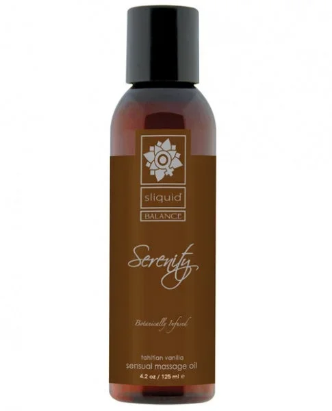 Sliquid Organics Massage Oil – 4.2 oz Serenity