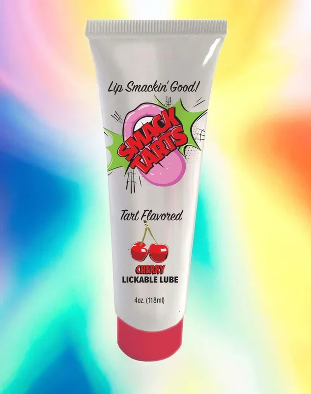 SMACK TARTS Lickable Lube Sour Cherry 4 Oz – Sweet & Tangy Oral Pleasure