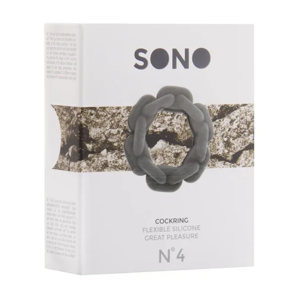 Sono No 4 Silicone Cockring Grey