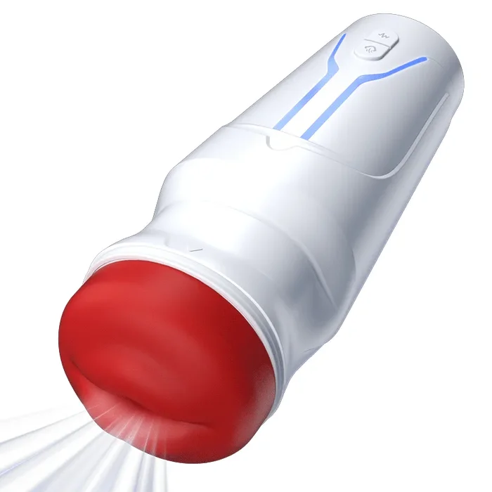 Soren – City Lights Red Sucking Mouth Vibrating Male Stroker