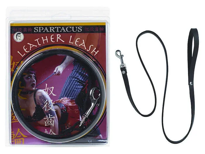 Spartacus Leathers 4′ Leather Leash: Unleash Your Desires