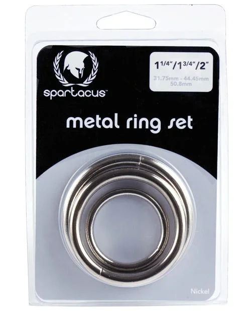 Spartacus Metal Ring Set – Pack of 3