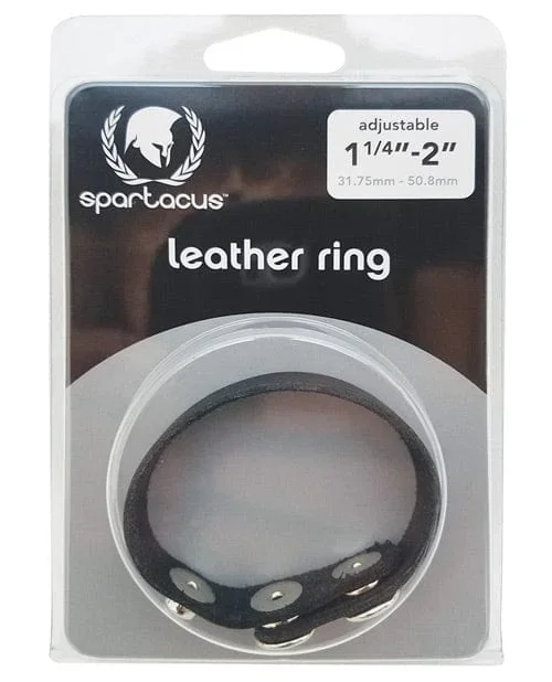 Spartacus Plain Leather Cock Ring