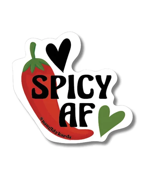 Spicy AF Sticker – Pack of 3
