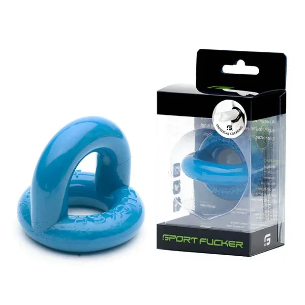 Sport Fucker Universal Cock Ring – Police Blue Cock & Balls Ring