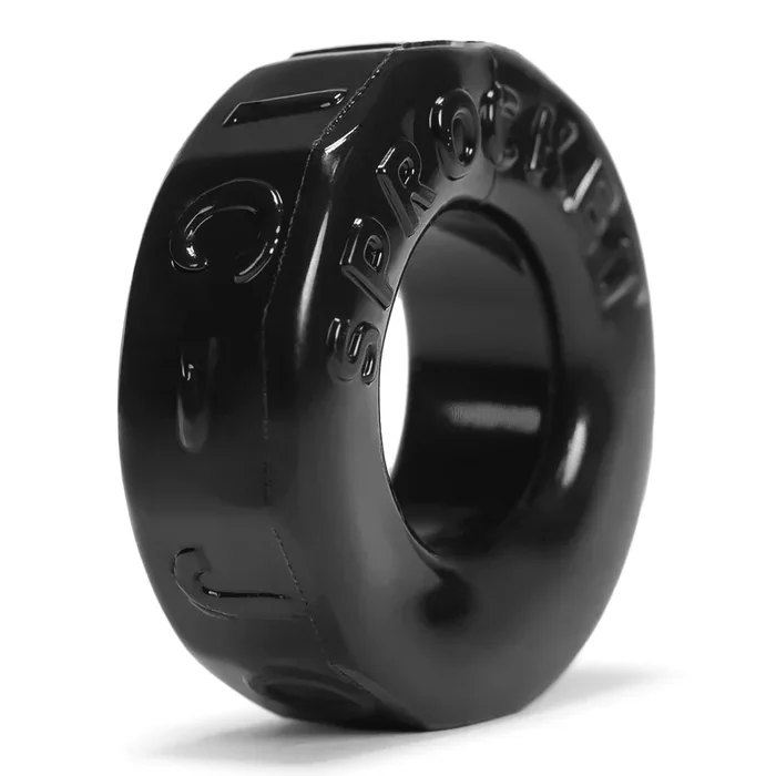 Sprocket Cockring Black with 2.2cm Inner Diameter for Enhanced Pleasure