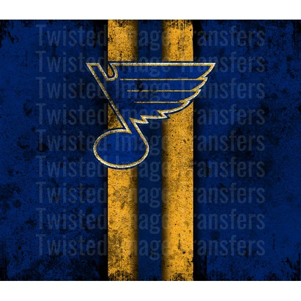 St Louis Blues 20 oz Skinny Straight Tumbler Wrap