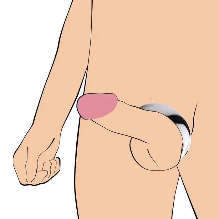 Stainless Steel Cock Ring – 1.5 Inches