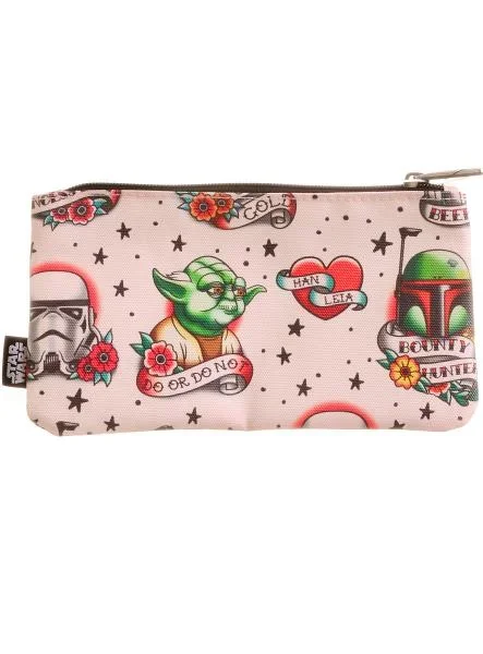 Star Wars Tattoo Print Zip Case