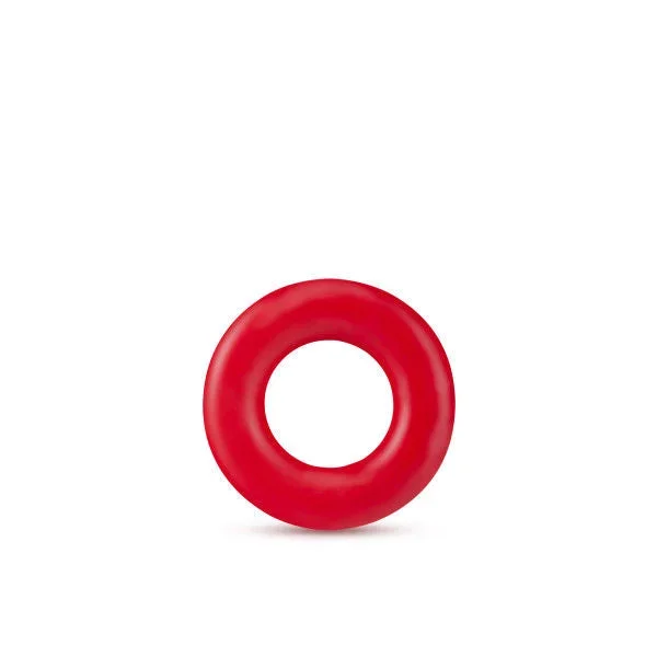 Stay Hard Red Donut Rings Male Cock Ring Durable and Stretchy