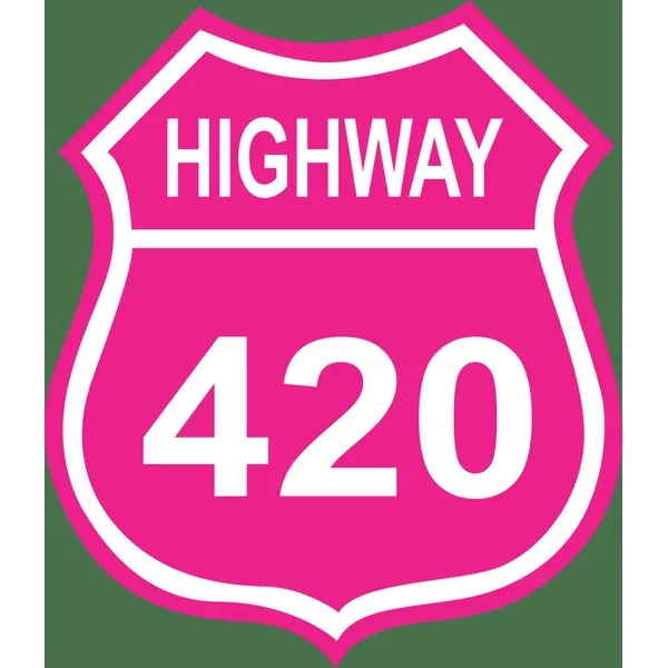 Stoner Girl 420 28 DTF (direct-to-film) Transfer