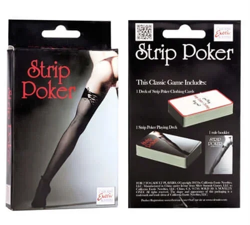 Strip Poker Card Game Set for Couples – Complete Deck with Clothing Cards and Rule Booklet