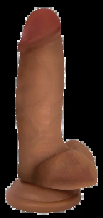 Suction Cup Dildo with Balls – 7 Inch