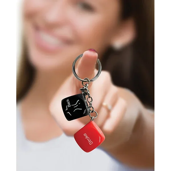 Super Fun Sex Dice Key Chain – Multi Color
