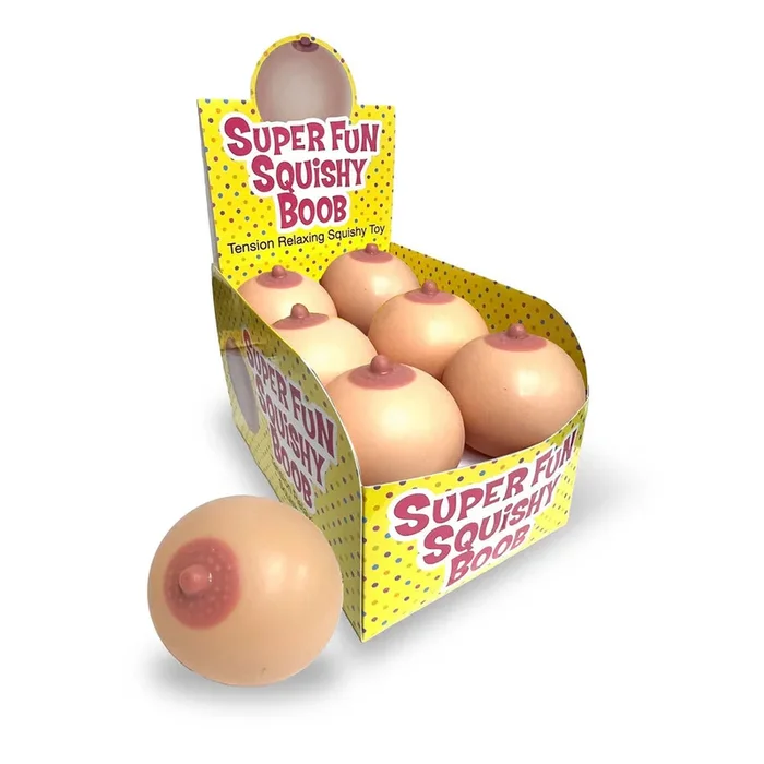 Super Fun Squishy Boobs – Counter Display – Boobie Stress Balls – Counter Display of 12