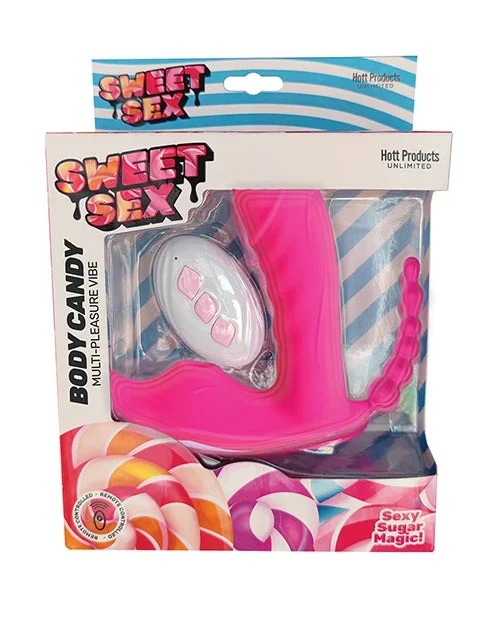 Sweet Sex Body Candy Multi Pleasure Vibe w/Remote – Magenta