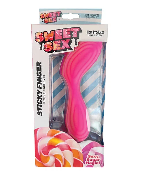 Sweet Sex Sticky Finger Flexible Finger Vibe – Magenta