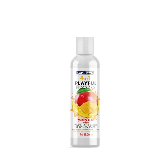 Swiss Navy 4-in-1 Playful Flavors Mango 1 Oz
