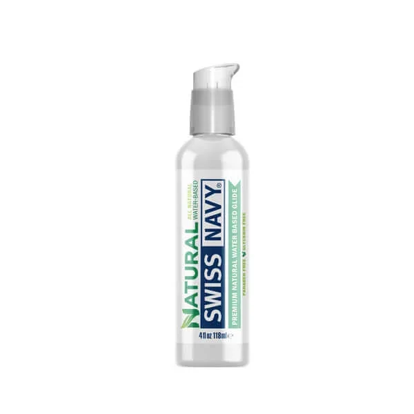 Swiss Navy Natural Water Based Lubricant 4oz/118ml