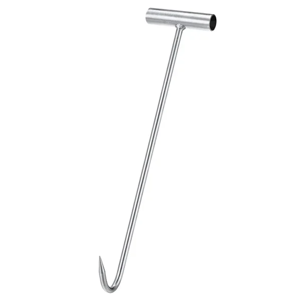 T-Handle Meat Boning Hook, Galvanized T Hooks For Kitchen Butcher Shop Restauran