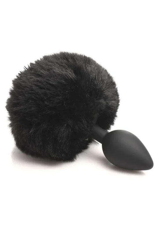 Tailz Fluffy Bunny Tail Silicone Plug