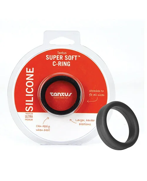 Tantus 1.5″ Supersoft C Ring – Onyx