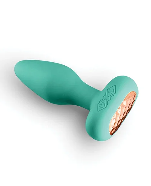 Techno Prism App Controlled Rotating & Vibrating Anal Plug – Teal