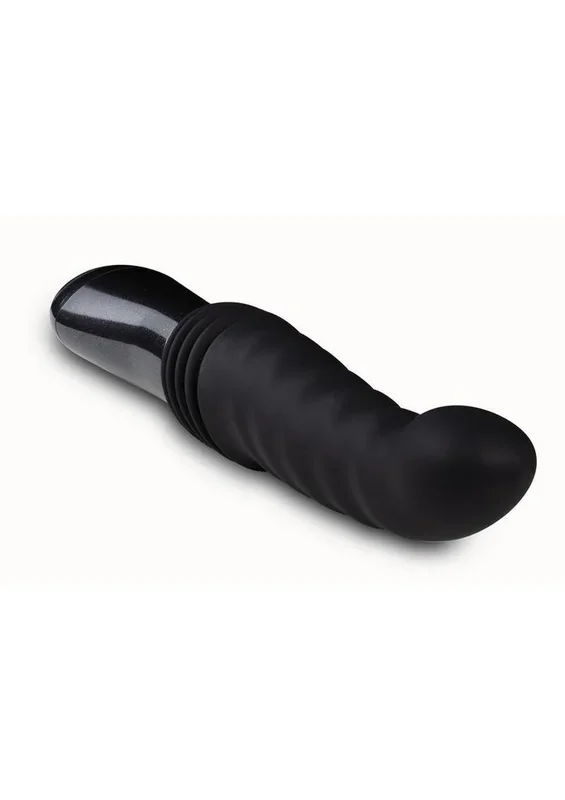 Temptasia Lazarus Rechargeable Silicone Thrusting Dildo – Black