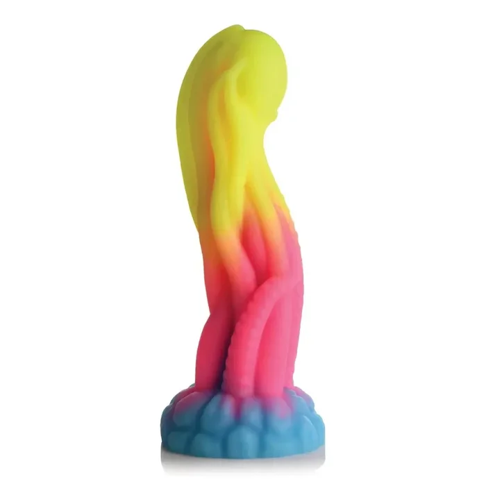 Tenta-Glow Glow-In-The-Dark Silicone Dildo