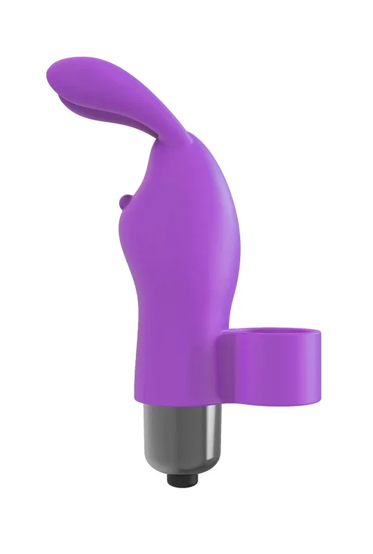 The 9’s Flirt Finger Bunny Finger Vibrator – Purple