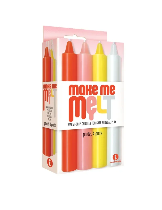 The 9’s Make Me Melt Sensual Warm-Drip Candles – Set the Mood with Erotic Wax Play