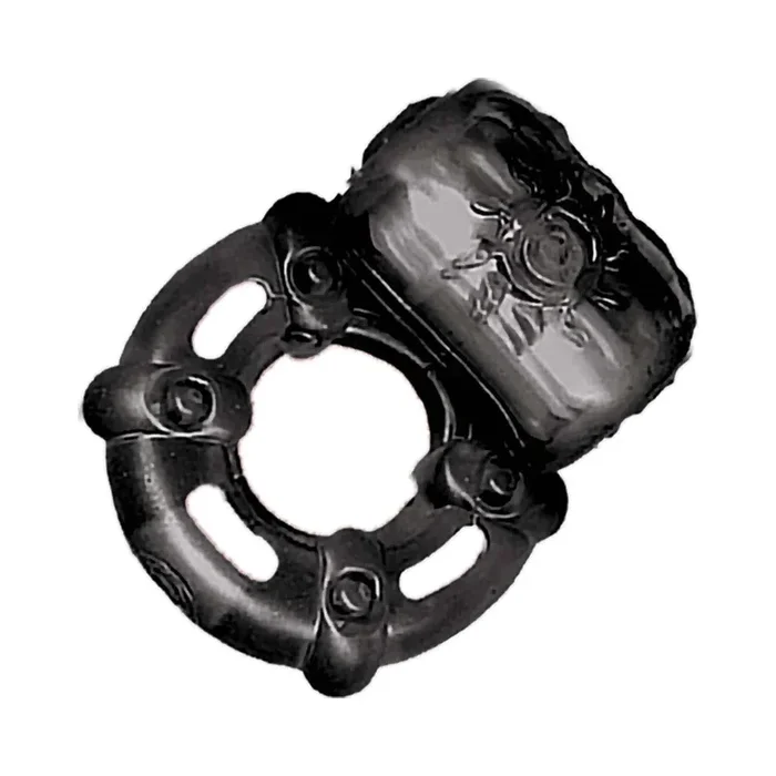 The Macho Stallions Vibrating Cock Ring (black)