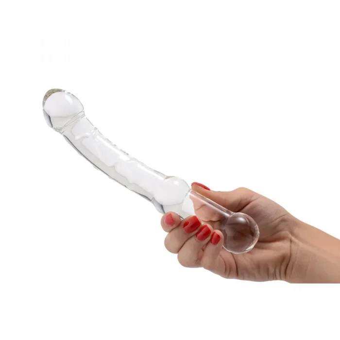 The Prana Thrusting Glass Dildo