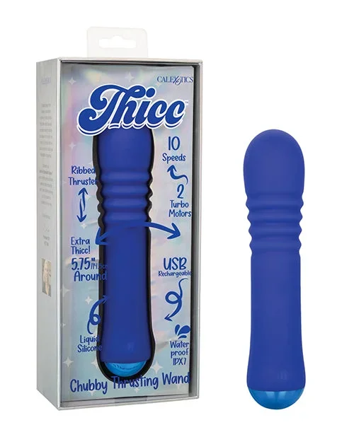 Thicc Chubby Thrusting Wand – Blue